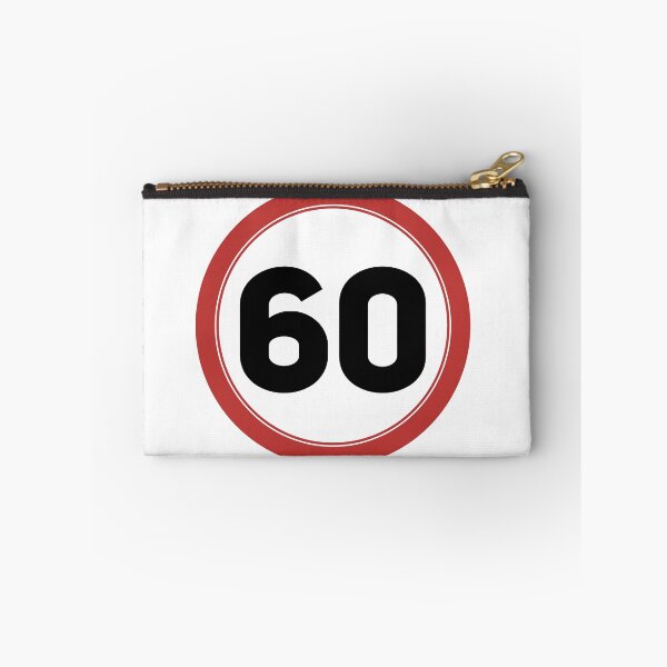 Item preview, Speed limit 60, happy 60th birthday designed and sold by Wolagno.