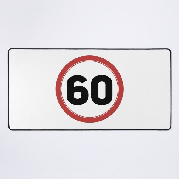 Item preview, Speed limit 60, happy 60th birthday designed and sold by Wolagno.