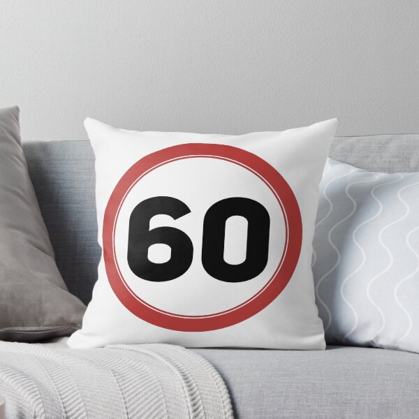 Item preview, Speed limit 60, happy 60th birthday designed and sold by Wolagno.
