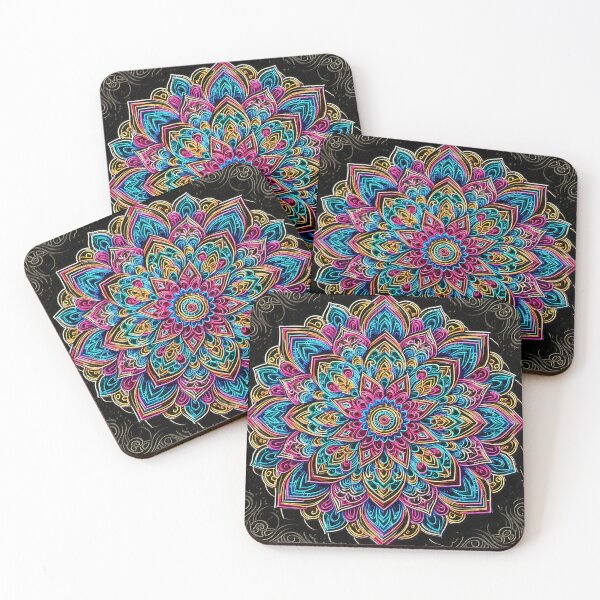 Item preview, Neon mandala designed and sold by ALi-creations.