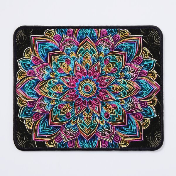 Item preview, Neon mandala designed and sold by ALi-creations.
