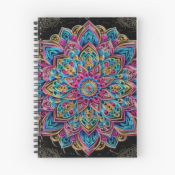 Item preview, Neon mandala designed and sold by ALi-creations.