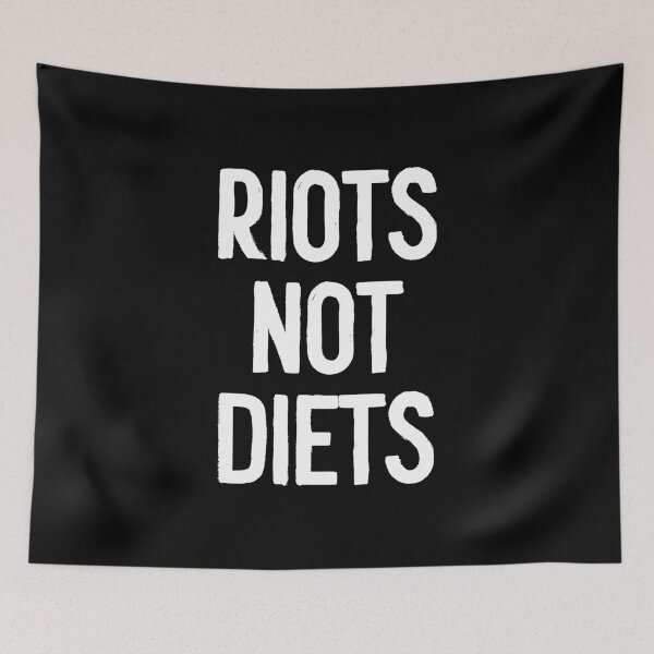 Item preview, Riots not Diets - Funny Food Lover designed and sold by crenaviolena.