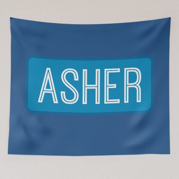 Item preview, Asher Name designed and sold by Jeallan Designs.