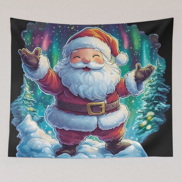 Item preview, Aurora Santa's Christmas Magic designed and sold by AI-Only Creations.
