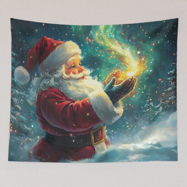 Item preview, Santa’s Northern Lights Wonder designed and sold by AI-Only Creations.