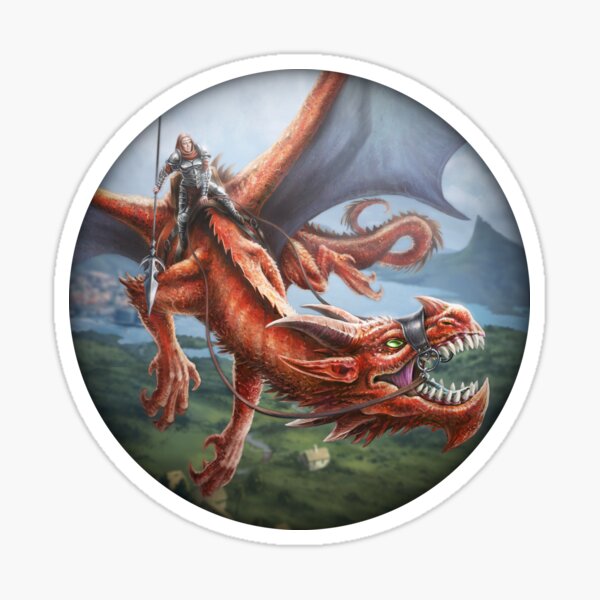 Drachenreiter Sticker