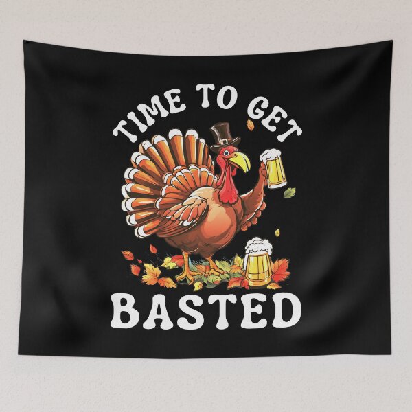 Item preview, Time To Get Basted, Funny, Thanksgiving  designed and sold by Teetreasure2.