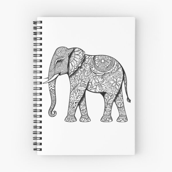 Item preview, An elephant with a distinctive design 2 designed and sold by salehstore7.