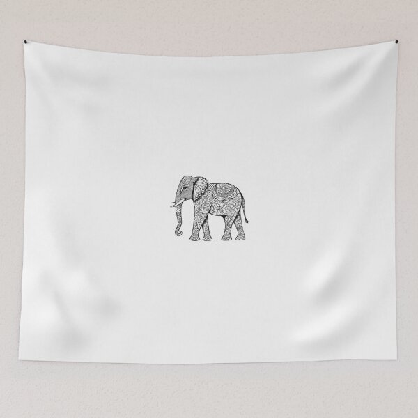 Item preview, An elephant with a distinctive design 2 designed and sold by salehstore7.
