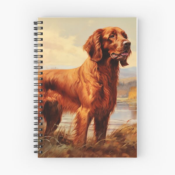 Artikelvorschau, Irish Setter-Gemälde entworfen und verkauft von PetsArt.