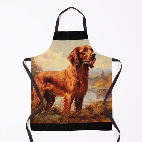 Artikelvorschau, Irish Setter-Gemälde entworfen und verkauft von PetsArt.