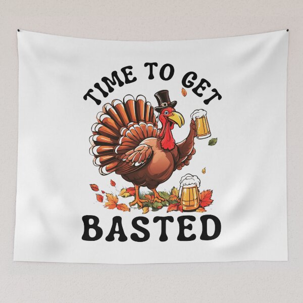Item preview, Time To Get Basted, Funny, Thanksgiving  designed and sold by Teetreasure2.
