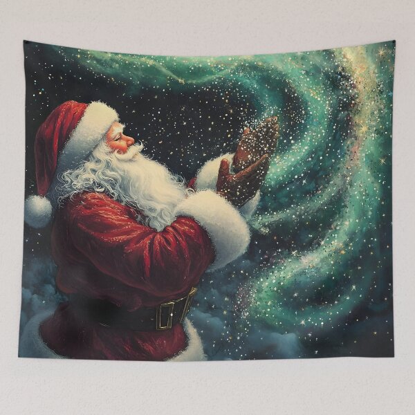 Item preview, Santa’s Enchanted Aurora designed and sold by AI-Only Creations.