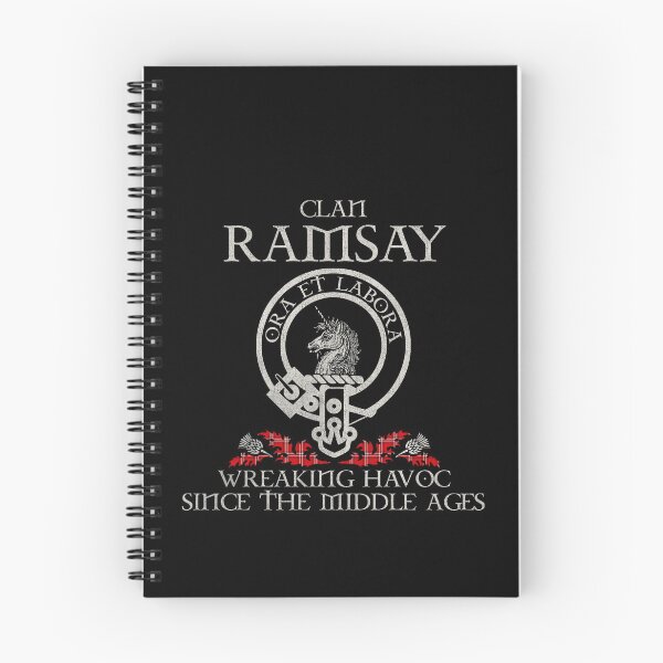 Item preview, Clan Ramsay Angus & Mearns crest Scottish surname tartan Thistle vintage designed and sold by Clan1093.