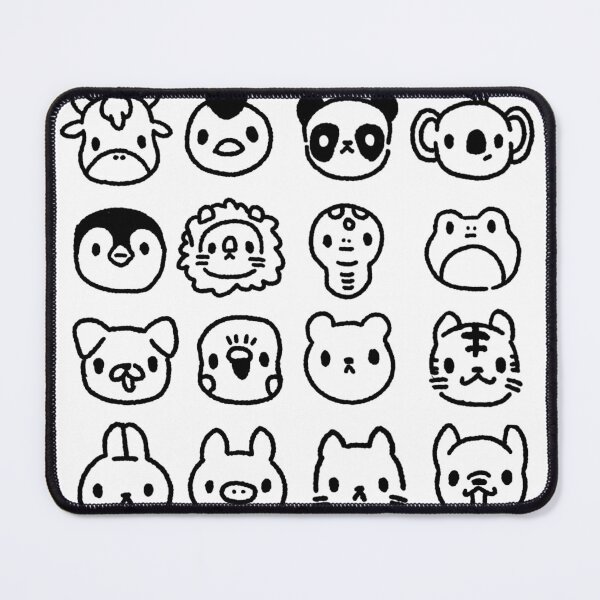 Item preview, Cute Animal face by DRAW WITH BOO designed and sold by DRAW-WITH-BOOO.