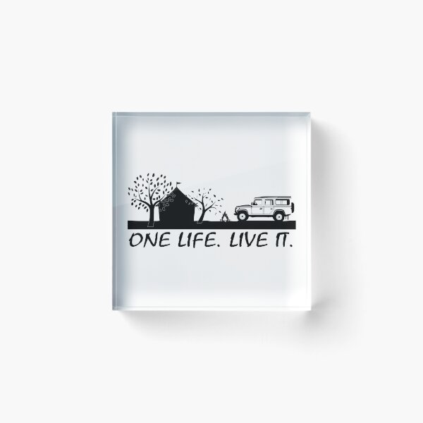 Item preview, one life live it camping style designed and sold by wi-se-man.