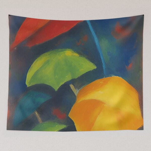 Item preview, rain, japan, umbrella designed and sold by DonnaBlankaArt.