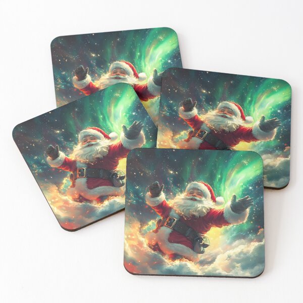 Item preview, Santa's Celestial Christmas designed and sold by AI-Only Creations.