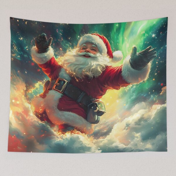 Item preview, Santa's Celestial Christmas designed and sold by AI-Only Creations.