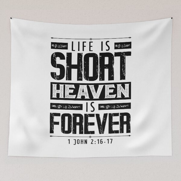Item preview, Life is Short Heaven is Forever designed and sold by plushism.