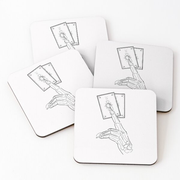 Item preview, Skelleton Hand with Tarot Cards  designed and sold by incloudines.