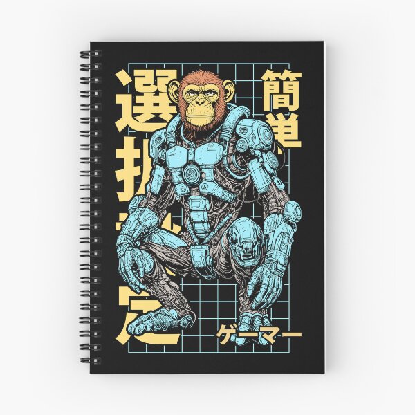 Item preview, Cyberpunk Gamer Ape Cyber Enhanced Monkey Robot Anime Gaming designed and sold by GrandeDuc.
