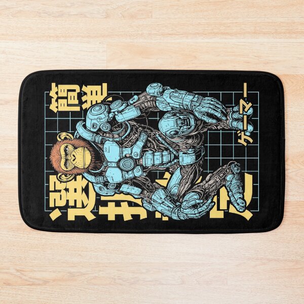 Item preview, Cyberpunk Gamer Ape Cyber Enhanced Monkey Robot Anime Gaming designed and sold by GrandeDuc.