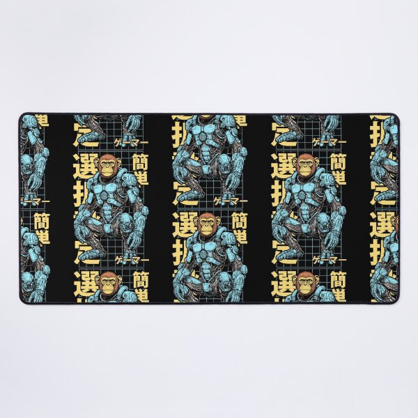 Item preview, Cyberpunk Gamer Ape Cyber Enhanced Monkey Robot Anime Gaming designed and sold by GrandeDuc.