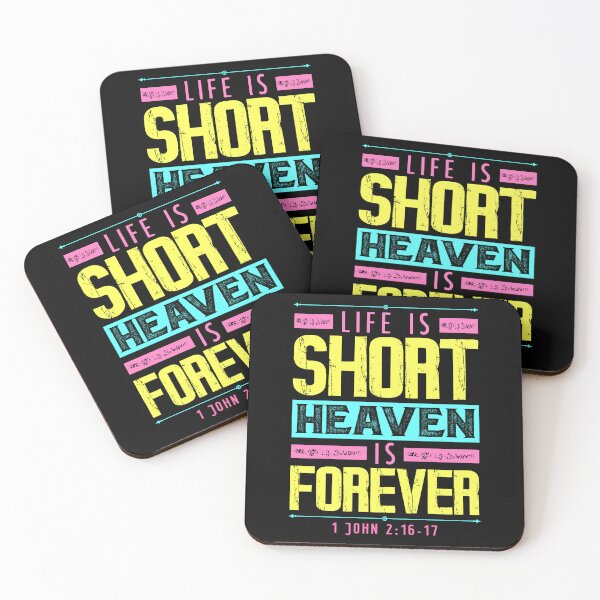 Item preview, Life is Short Heaven is Forever designed and sold by plushism.