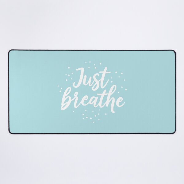 Item preview, Just Breathe Mindset Quote designed and sold by ThreeftlyPicks.