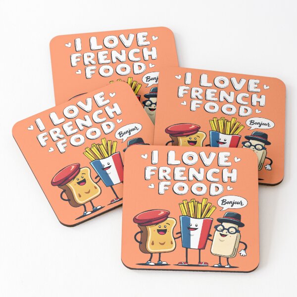 Item preview, I Love French Food designed and sold by AlphaTeez.
