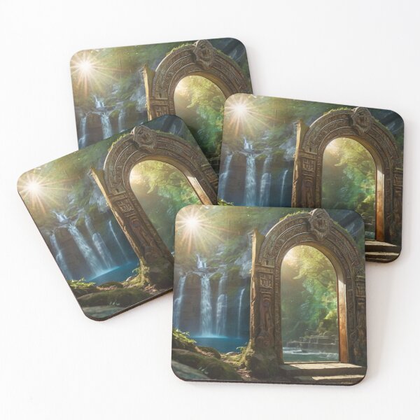 Item preview, The Hidden Door by the Magical Waterfall designed and sold by BlareBlare.