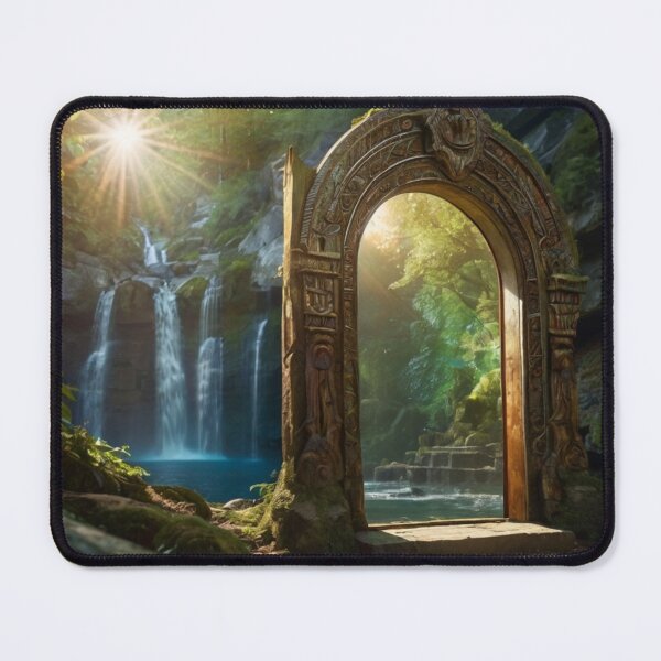 Item preview, The Hidden Door by the Magical Waterfall designed and sold by BlareBlare.