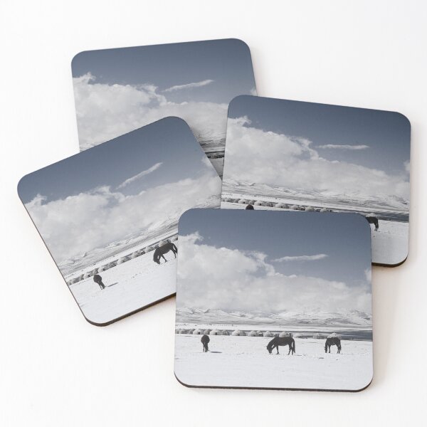 Item preview, Horses, yurts & snowcapped mountains designed and sold by Kerry Purnell Photography.