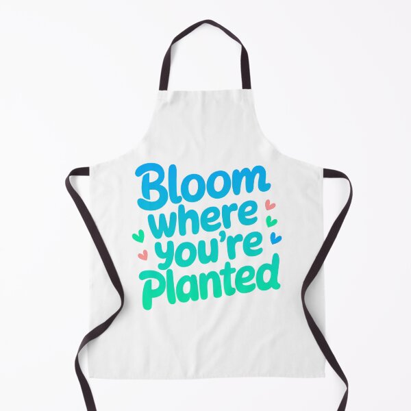 Item preview, Bloom Where You're Planted Mindset Quote designed and sold by ThreeftlyPicks.