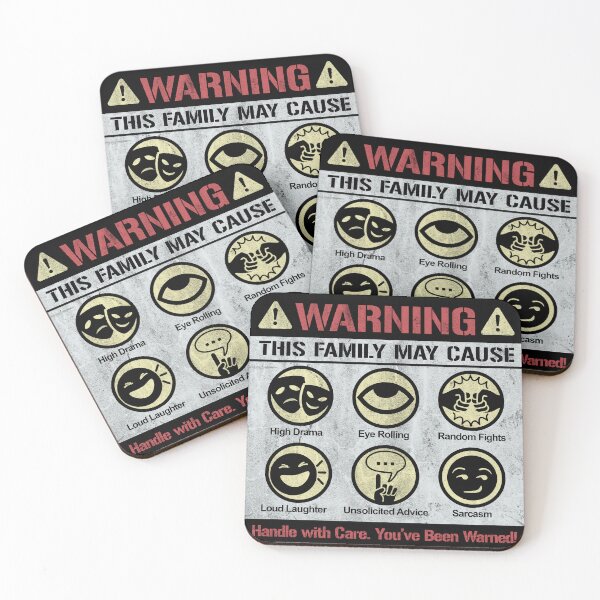 Item preview, Family Warning designed and sold by StudioNMdesign.