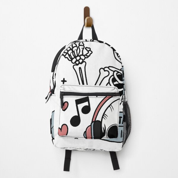 Item preview, Music Lover Skeleton - Don’t Talk To Me I’m An Introvert designed and sold by Belhbib Art ⭐⭐⭐⭐⭐.