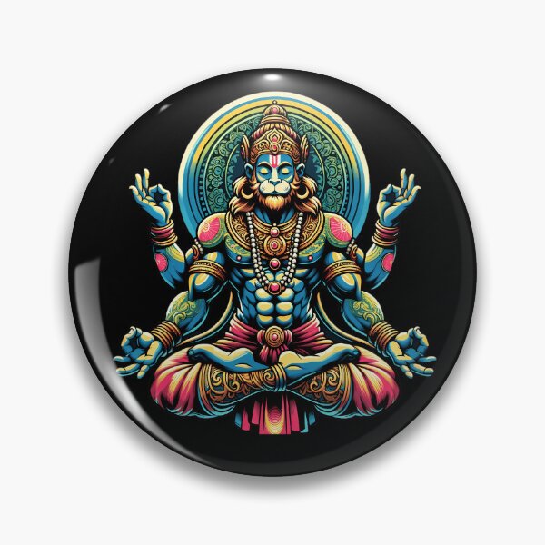Item preview, HANUMAN - MEDITATING  designed and sold by PSYNOVA.
