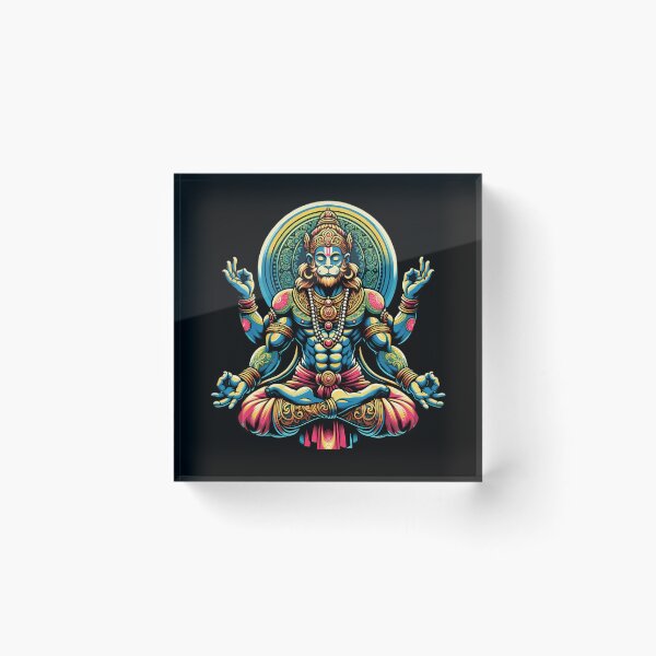 Item preview, HANUMAN - MEDITATING  designed and sold by PSYNOVA.
