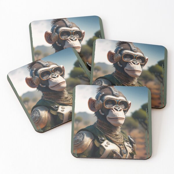 Item preview, Green Forest | Tribal Africa | Cyberpunk Monkey Collection designed and sold by monkeybusiness.pt.
