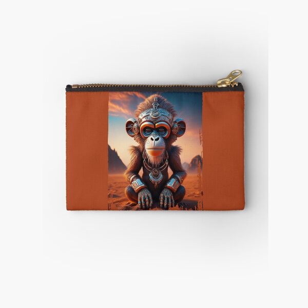 Item preview, Meditative Monk | Meditation Sunset | Cyberpunk Monkey Collection designed and sold by monkeybusiness.pt.
