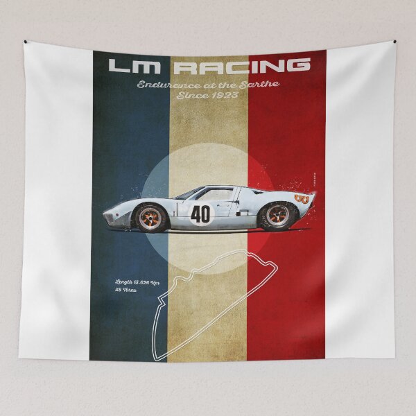 Item preview, LM Racing GT40 Blue designed and sold by Theodor Decker.