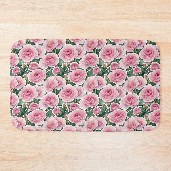 Item preview, Pink Ranunculus Pattern designed and sold by HOMETOWN86.