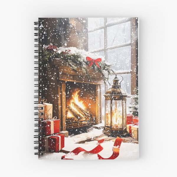 Item preview, Fireplace with Wreath and Lights designed and sold by NomadicDreamer.