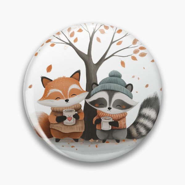 Item preview, Warm Hugs and Cozy Mugs - Cute Autumn Animals designed and sold by Queen of Whimsy.