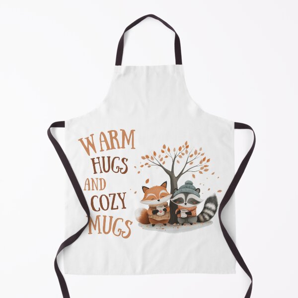 Item preview, Warm Hugs and Cozy Mugs - Cute Autumn Animals designed and sold by Queen of Whimsy.
