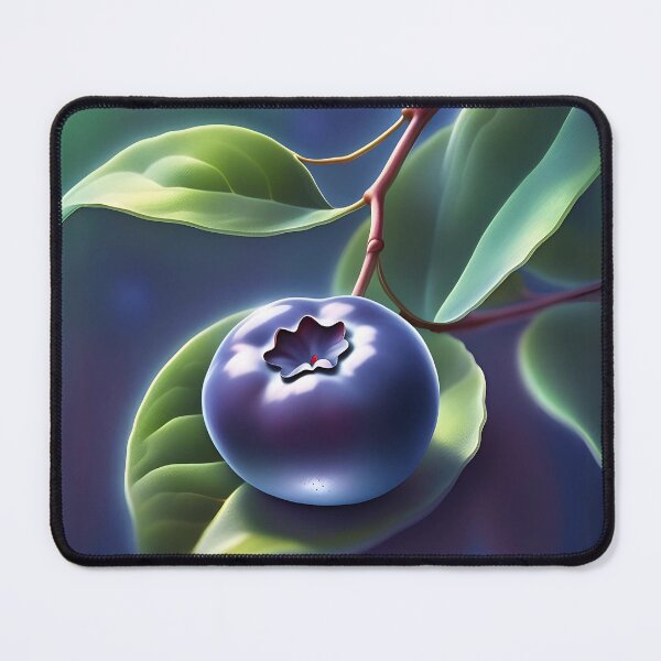 Item preview, Beautiful blueberry on a leaf designed and sold by Purr95.