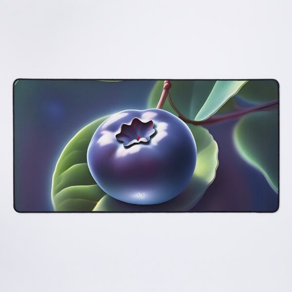 Item preview, Beautiful blueberry on a leaf designed and sold by Purr95.