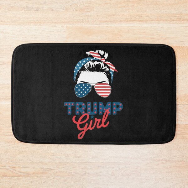 Item preview, Trump Girl Messy Bun Trump 2024 Election American Flag designed and sold by SztylishDesigns.